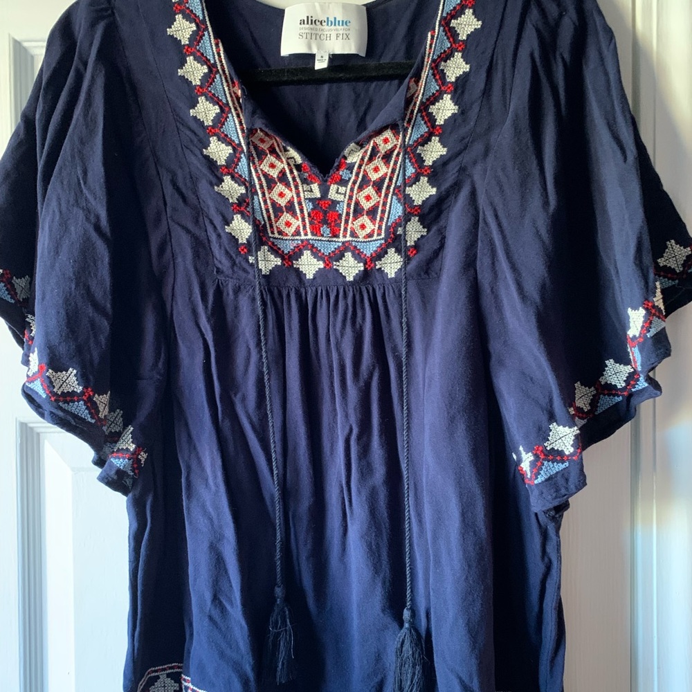 Alice Blue for Stitch Fix boho top